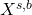 X^{s,b}